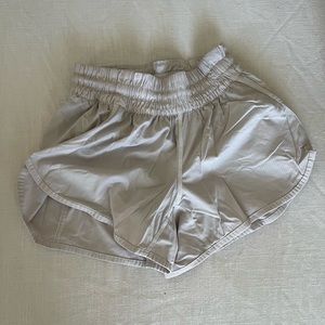 White lululemon shorts